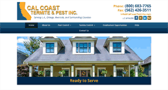 Desktop Screenshot of calcoasttermite.com